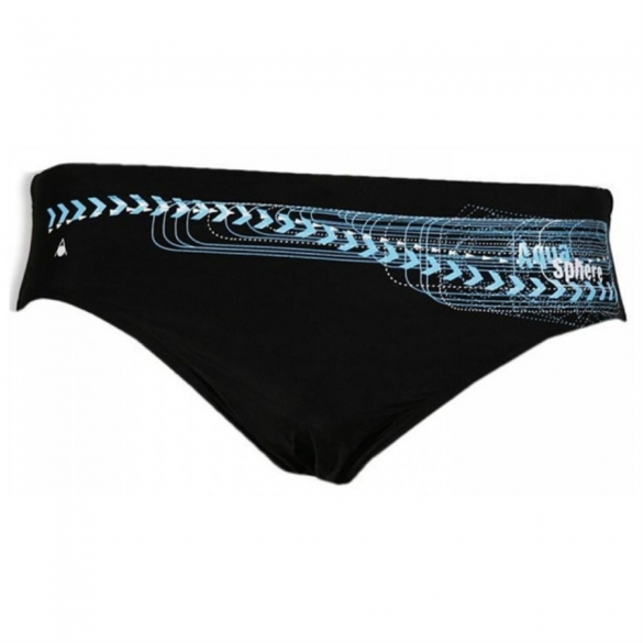 Aqua Sphere Kyoto brief heren zwart/licht blauw AS0720141